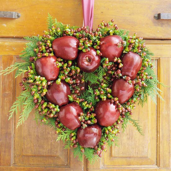 Wreath apple heart2