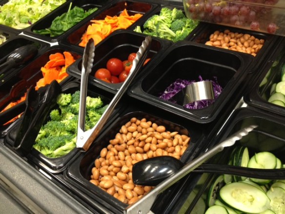 Variety bar - at least nine veggie available daily