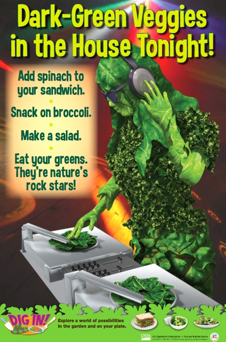 One example of fabulous Dig In Posters from USDA Team Nutrition 