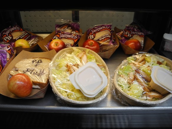 Not enough light, no natural light and plastic wrap make these items unappealing.