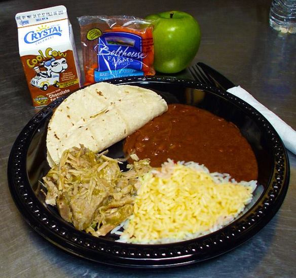 Gonzales Unified, Monterrey (CA) Home-style Chile Verde, Beans, Rice and fresh local tortillas 