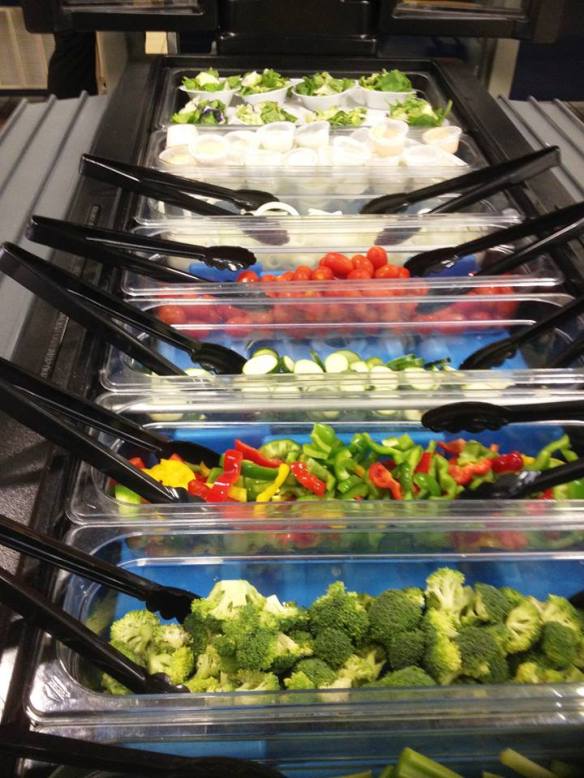 Carrollton Middle School Salad Bar, Carrollton City Schools, Georgia