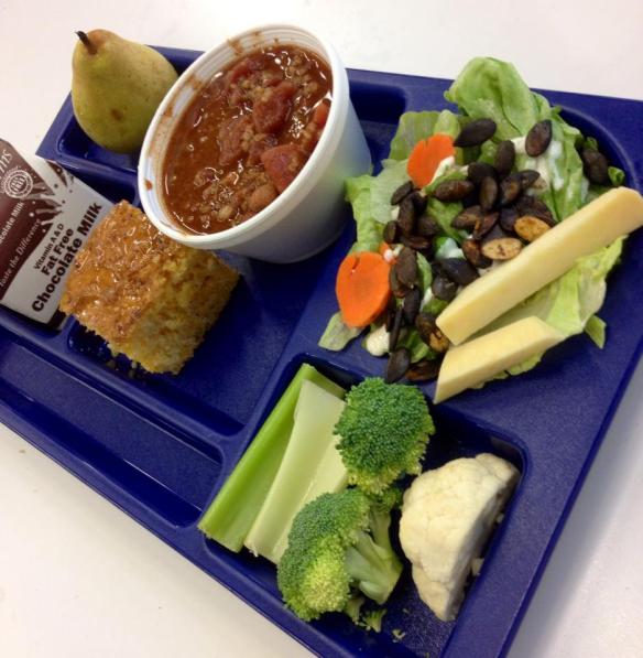 Local Oregon Lunch at Marabon Elementary, Bethel School District, Eugene, Oregon