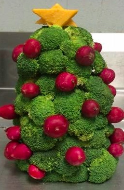 West Chatham Elementary (GA), Broccoli Christmas Tree